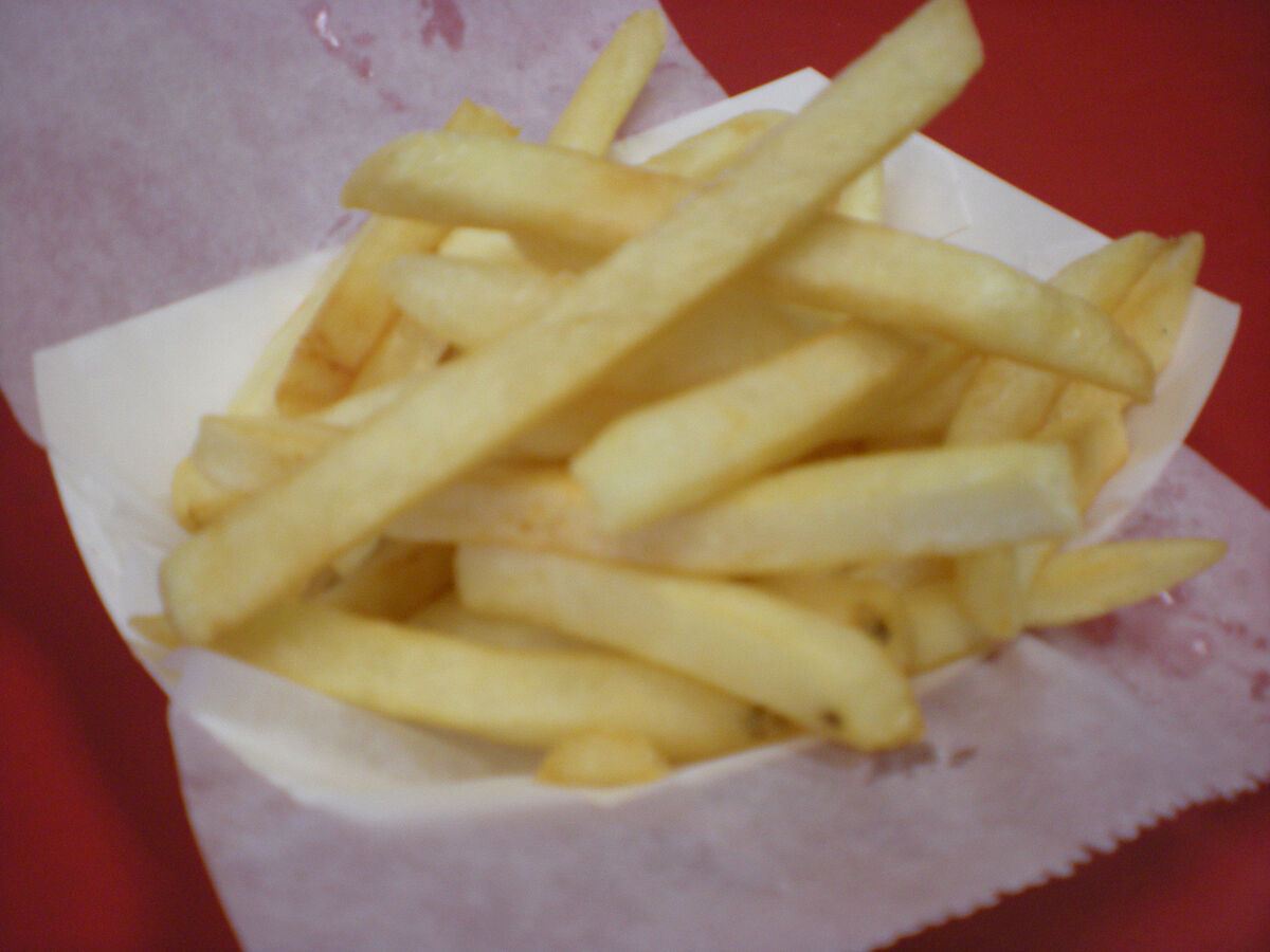 Crispy golden french fries served at Las Vegas Pizza West Chester